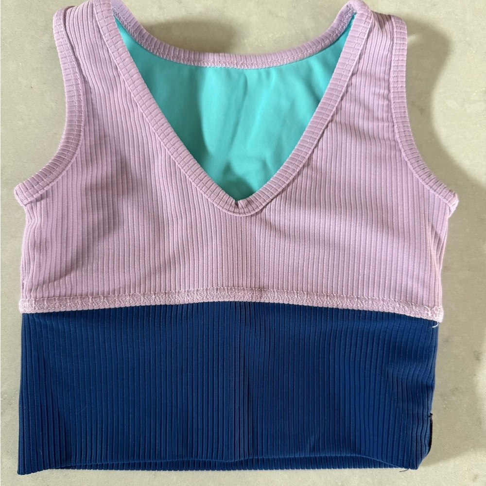 Tiger Friday Reversible Longline Crop Top